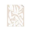 Picture of White Leaves on Beige _GroupedProduct_Rectangle_Portrait_Unframed_Print_Only_