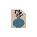 Picture of Lonely Plant on Blue Vase _GroupedProduct_Rectangle_Portrait_Unframed_Print_Only_