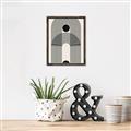 Picture of Black Boho Vibe III _GroupedProduct_Rectangle_Portrait_Canvas_Framed_