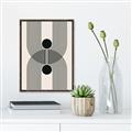Picture of Black Boho Vibe II _GroupedProduct_Rectangle_Portrait_Canvas_Framed_