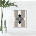 Picture of Black Boho Vibe II _GroupedProduct_Rectangle_Portrait_Canvas_Framed_