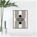 Picture of Black Boho Vibe II _GroupedProduct_Rectangle_Portrait_Canvas_Framed_