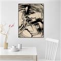 Picture of Explosion of Lines _GroupedProduct_Rectangle_Portrait_Canvas_Framed_