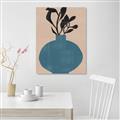 Picture of Lonely Plant on Blue Vase _GroupedProduct_Rectangle_Portrait_Unframed_Print_Only_