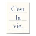 Picture of C'est La Vie II _GroupedProduct_Rectangle_Portrait_Canvas_