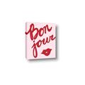 Picture of Red Bonjour Lip _GroupedProduct_Rectangle_Portrait_Canvas_