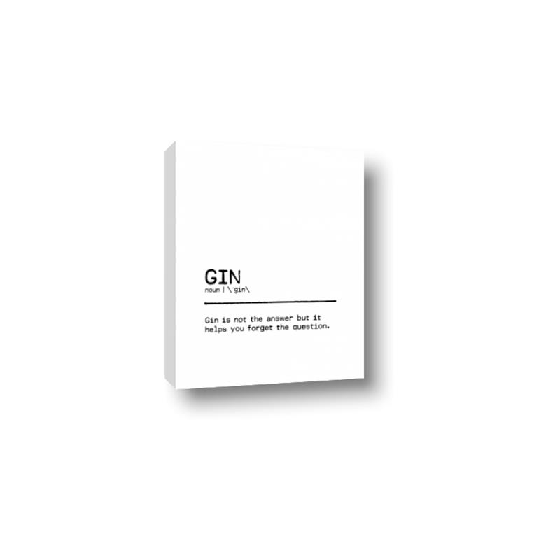 Picture of Quote Gin Question _GroupedProduct_Rectangle_Portrait_Canvas_