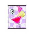 Picture of Disco Martini _GroupedProduct_Rectangle_Portrait_Canvas_Framed_