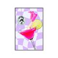 Picture of Disco Martini _GroupedProduct_Rectangle_Portrait_Canvas_Framed_