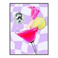 Picture of Disco Martini _GroupedProduct_Rectangle_Portrait_Canvas_Framed_