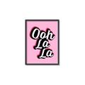 Picture of Ooh La La _GroupedProduct_Rectangle_Portrait_Canvas_Framed_