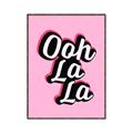 Picture of Ooh La La _GroupedProduct_Rectangle_Portrait_Canvas_Framed_