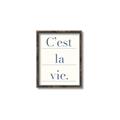 Picture of C'est La Vie II _GroupedProduct_Rectangle_Portrait_Canvas_Framed_