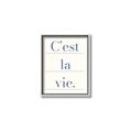 Picture of C'est La Vie II _GroupedProduct_Rectangle_Portrait_Canvas_Framed_