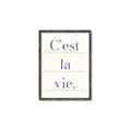 Picture of C'est La Vie II _GroupedProduct_Rectangle_Portrait_Canvas_Framed_