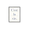 Picture of C'est La Vie II _GroupedProduct_Rectangle_Portrait_Canvas_Framed_