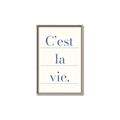 Picture of C'est La Vie II _GroupedProduct_Rectangle_Portrait_Canvas_Framed_