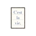 Picture of C'est La Vie II _GroupedProduct_Rectangle_Portrait_Canvas_Framed_