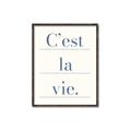 Picture of C'est La Vie II _GroupedProduct_Rectangle_Portrait_Canvas_Framed_