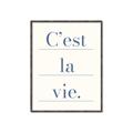 Picture of C'est La Vie II _GroupedProduct_Rectangle_Portrait_Canvas_Framed_