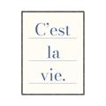 Picture of C'est La Vie II _GroupedProduct_Rectangle_Portrait_Canvas_Framed_