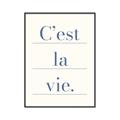 Picture of C'est La Vie II _GroupedProduct_Rectangle_Portrait_Canvas_Framed_