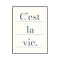 Picture of C'est La Vie II _GroupedProduct_Rectangle_Portrait_Canvas_Framed_