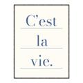 Picture of C'est La Vie II _GroupedProduct_Rectangle_Portrait_Canvas_Framed_
