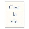 Picture of C'est La Vie II _GroupedProduct_Rectangle_Portrait_Canvas_Framed_