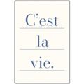 Picture of C'est La Vie II _GroupedProduct_Rectangle_Portrait_Canvas_Framed_