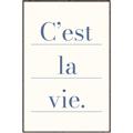 Picture of C'est La Vie II _GroupedProduct_Rectangle_Portrait_Canvas_Framed_