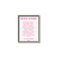Picture of Pink Self Care _GroupedProduct_Rectangle_Portrait_Canvas_Framed_