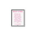Picture of Pink Self Care _GroupedProduct_Rectangle_Portrait_Canvas_Framed_