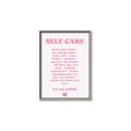 Picture of Pink Self Care _GroupedProduct_Rectangle_Portrait_Canvas_Framed_
