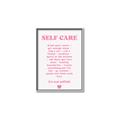 Picture of Pink Self Care _GroupedProduct_Rectangle_Portrait_Canvas_Framed_