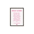 Picture of Pink Self Care _GroupedProduct_Rectangle_Portrait_Canvas_Framed_