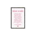 Picture of Pink Self Care _GroupedProduct_Rectangle_Portrait_Canvas_Framed_