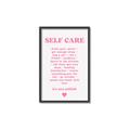 Picture of Pink Self Care _GroupedProduct_Rectangle_Portrait_Canvas_Framed_