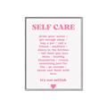 Picture of Pink Self Care _GroupedProduct_Rectangle_Portrait_Canvas_Framed_