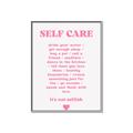 Picture of Pink Self Care _GroupedProduct_Rectangle_Portrait_Canvas_Framed_