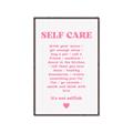 Picture of Pink Self Care _GroupedProduct_Rectangle_Portrait_Canvas_Framed_