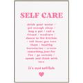 Picture of Pink Self Care _GroupedProduct_Rectangle_Portrait_Canvas_Framed_