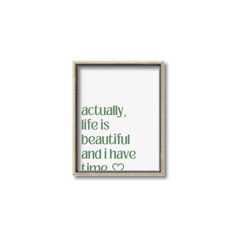 Picture of Green Life _GroupedProduct_Rectangle_Portrait_Canvas_Framed_