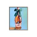 Picture of My Rosé Bottle _GroupedProduct_Rectangle_Portrait_Canvas_Framed_