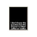 Picture of Coffee or Vodka _GroupedProduct_Rectangle_Portrait_Canvas_Framed_