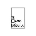 Picture of Tequila Te Amo _GroupedProduct_Rectangle_Portrait_Canvas_Framed_