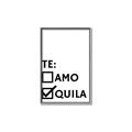 Picture of Tequila Te Amo _GroupedProduct_Rectangle_Portrait_Canvas_Framed_