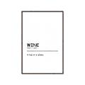 Picture of Quote Wine Hug _GroupedProduct_Rectangle_Portrait_Canvas_Framed_