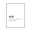 Picture of Quote Wine Hug _GroupedProduct_Rectangle_Portrait_Canvas_Framed_