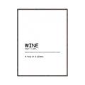 Picture of Quote Wine Hug _GroupedProduct_Rectangle_Portrait_Canvas_Framed_